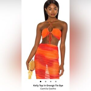 Camila Coelho top & skirt matching set